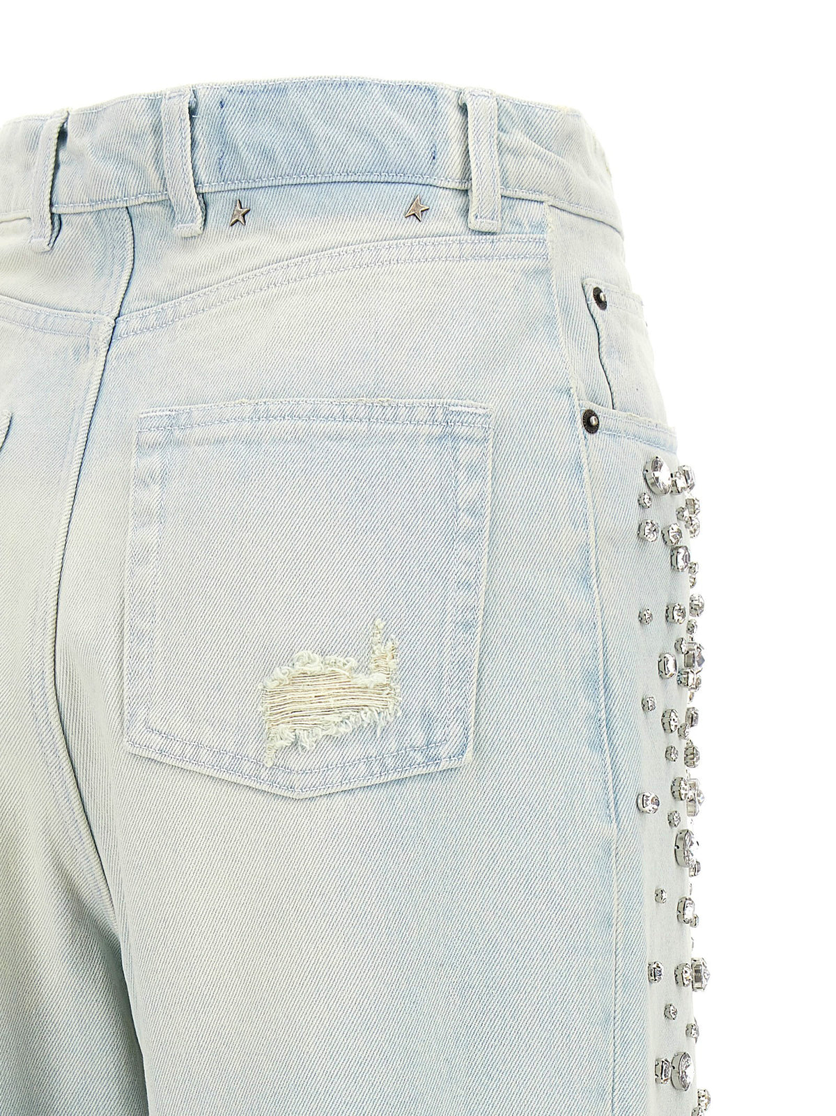 Golden Goose Kim Blue Cotton Jeans Denim