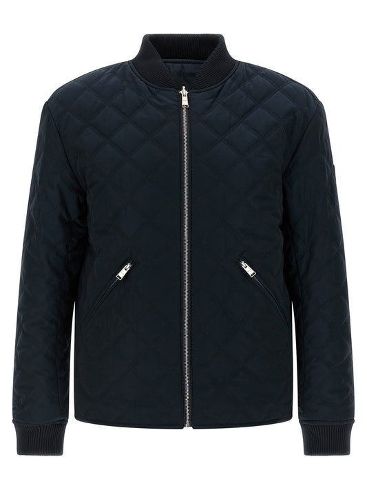 Hugo Boss C-Corle Blue Reversible Bomber Jacket