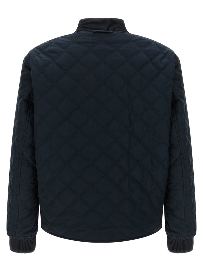 Hugo Boss C-Corle Blue Reversible Bomber Jacket