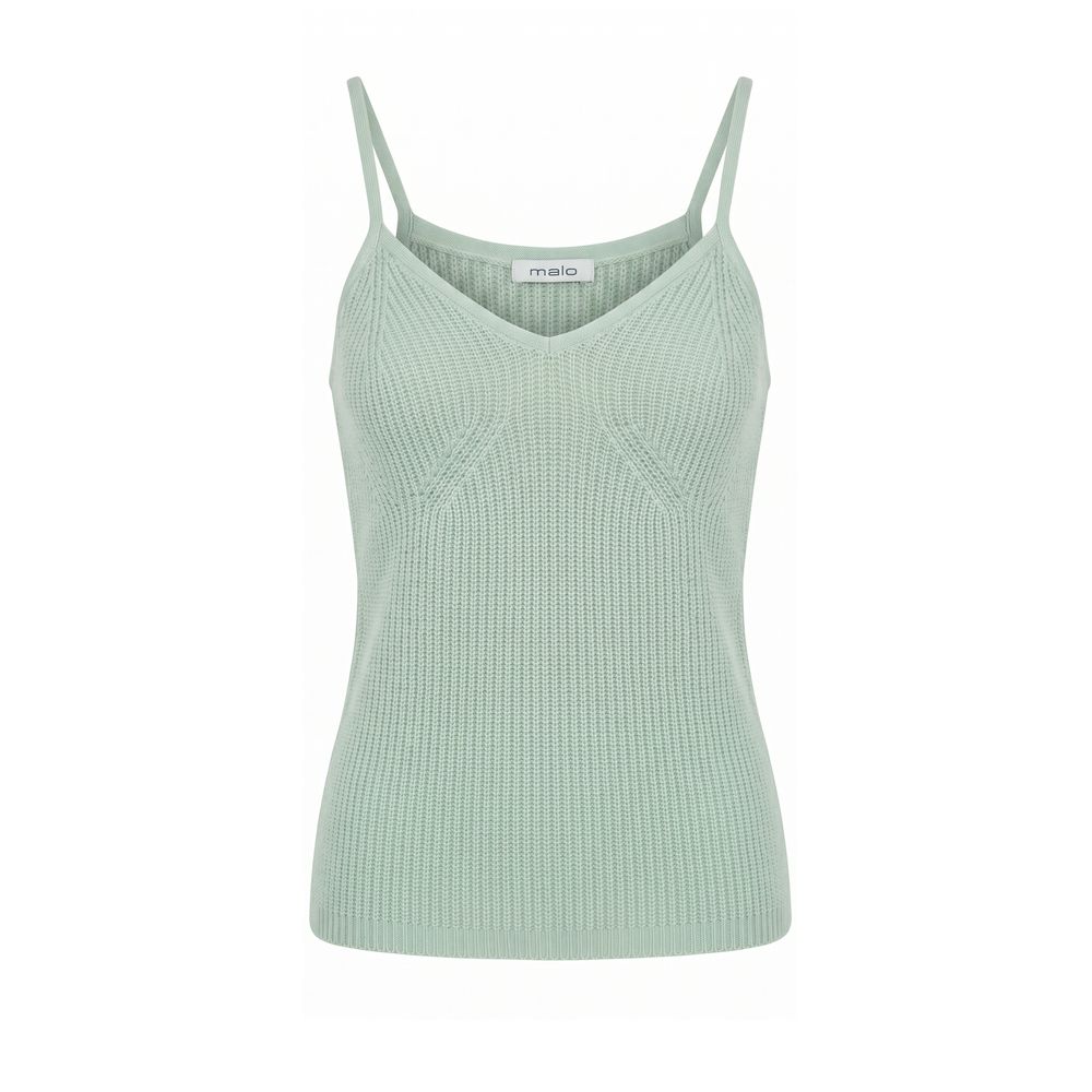 Malo Green Wool Women Tank - Chic and Versatile