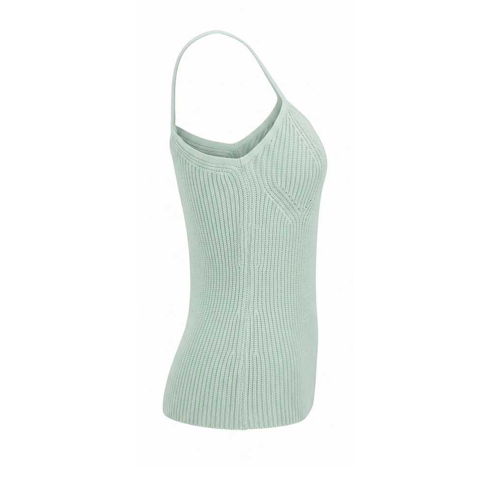Malo Green Wool Women Tank - Chic and Versatile