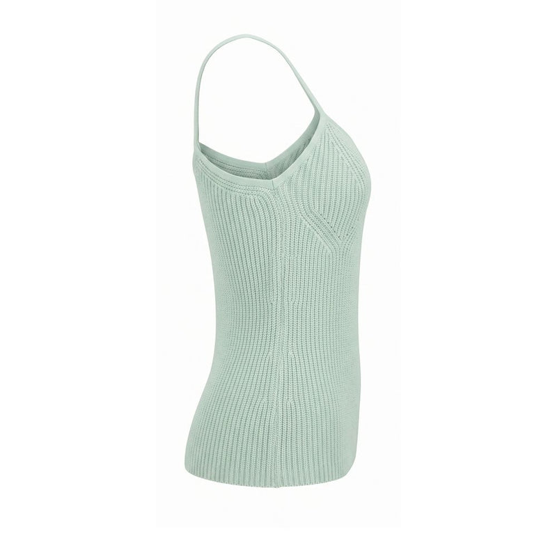 Malo Green Wool Women Tank - Chic and Versatile