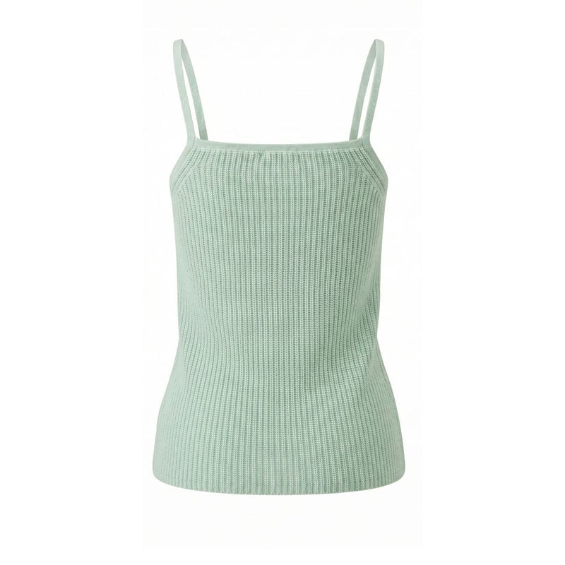 Malo Green Wool Women Tank - Chic and Versatile