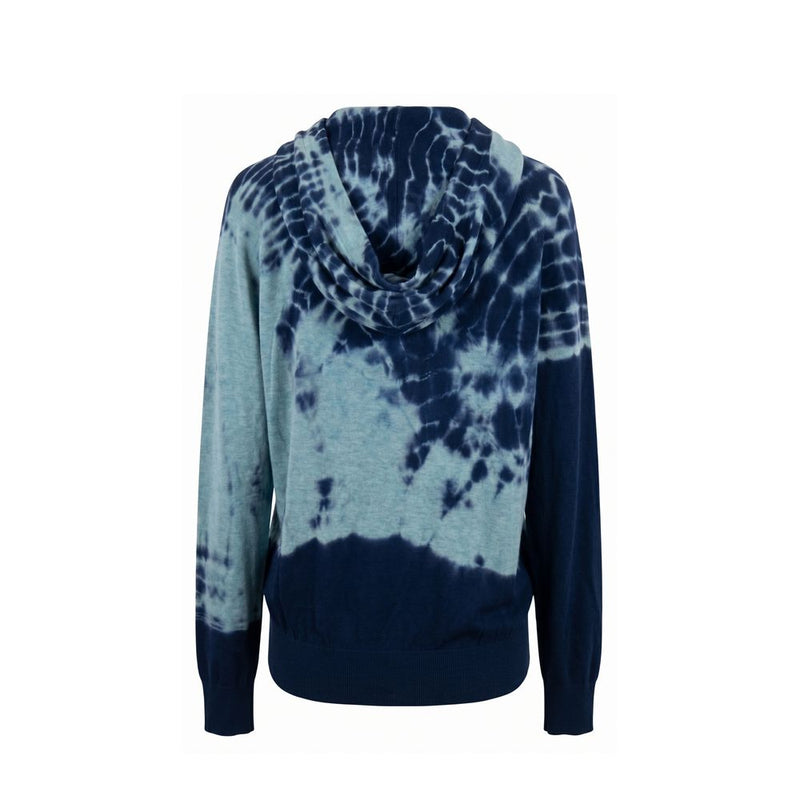 Malo Blue Cotton Women Sweatshirt