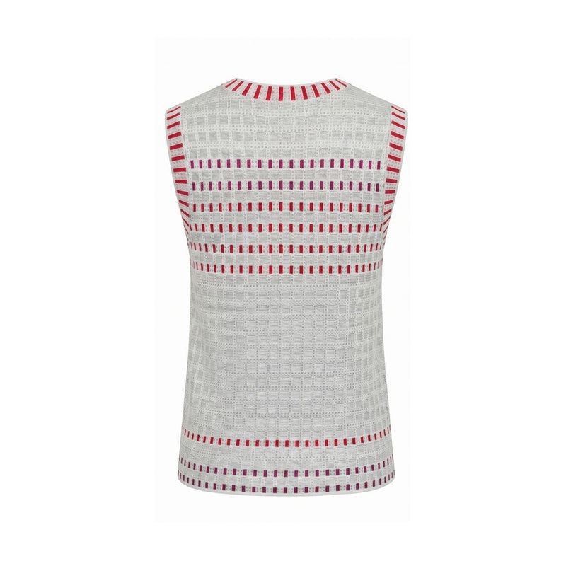 Malo Grey Silk Women Sweater