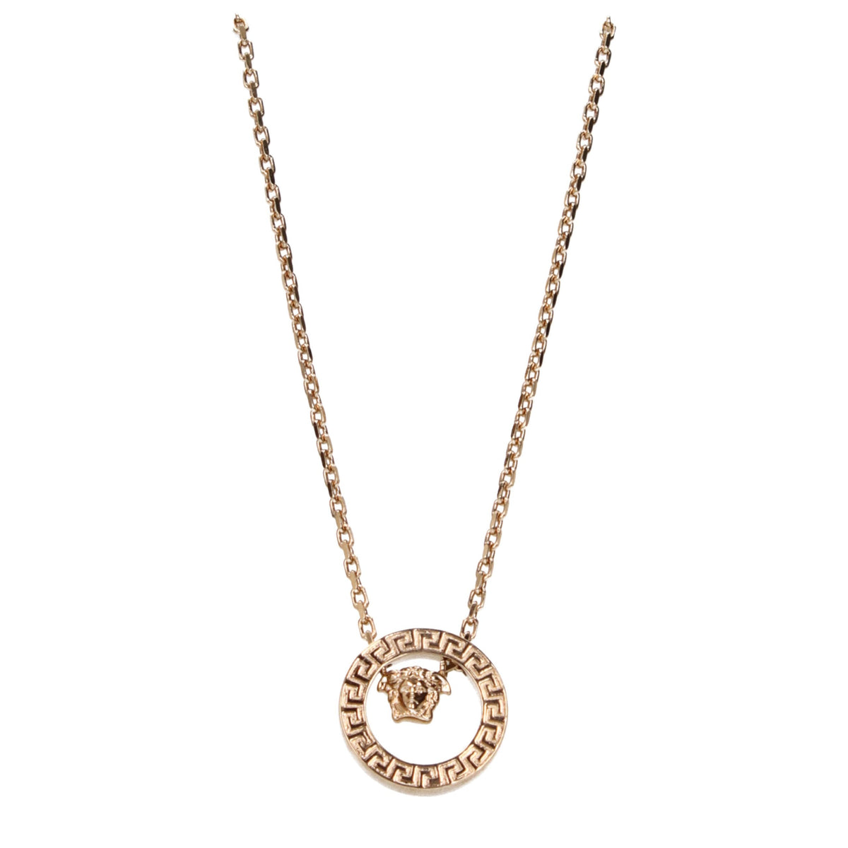 Collier en métal doré Versace