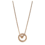Collier en métal doré Versace