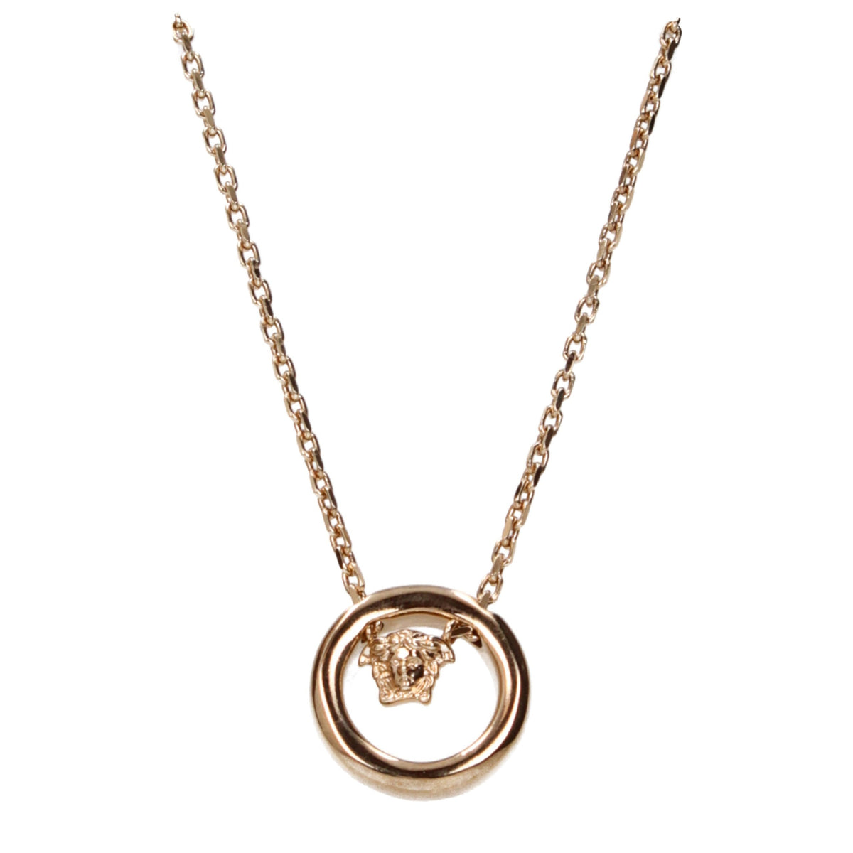 Collier en métal doré Versace
