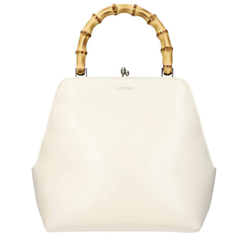 Sac à main Jil Sander en cuir beige
