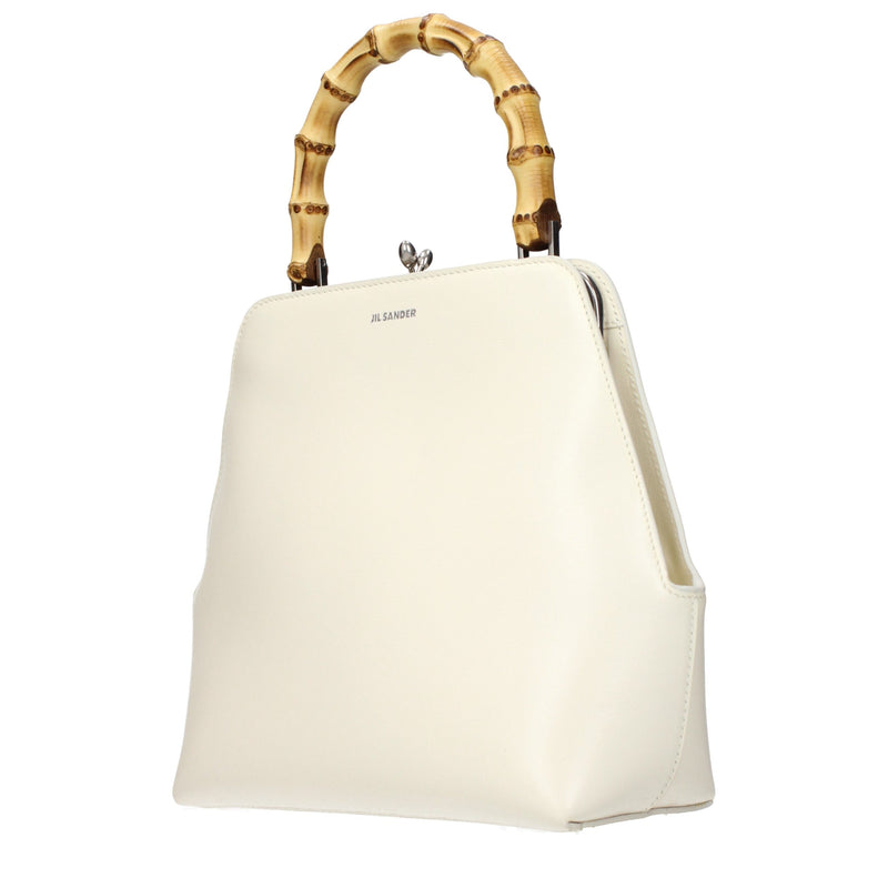 Sac à main Jil Sander en cuir beige