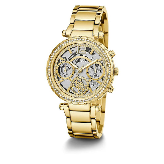 Guess Gold Stainless Steel Dress Watch for Women
