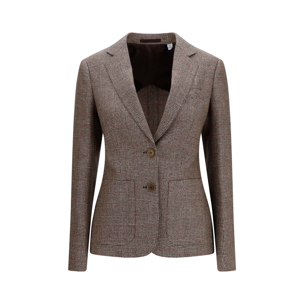 Blazer Burberry en laine marron