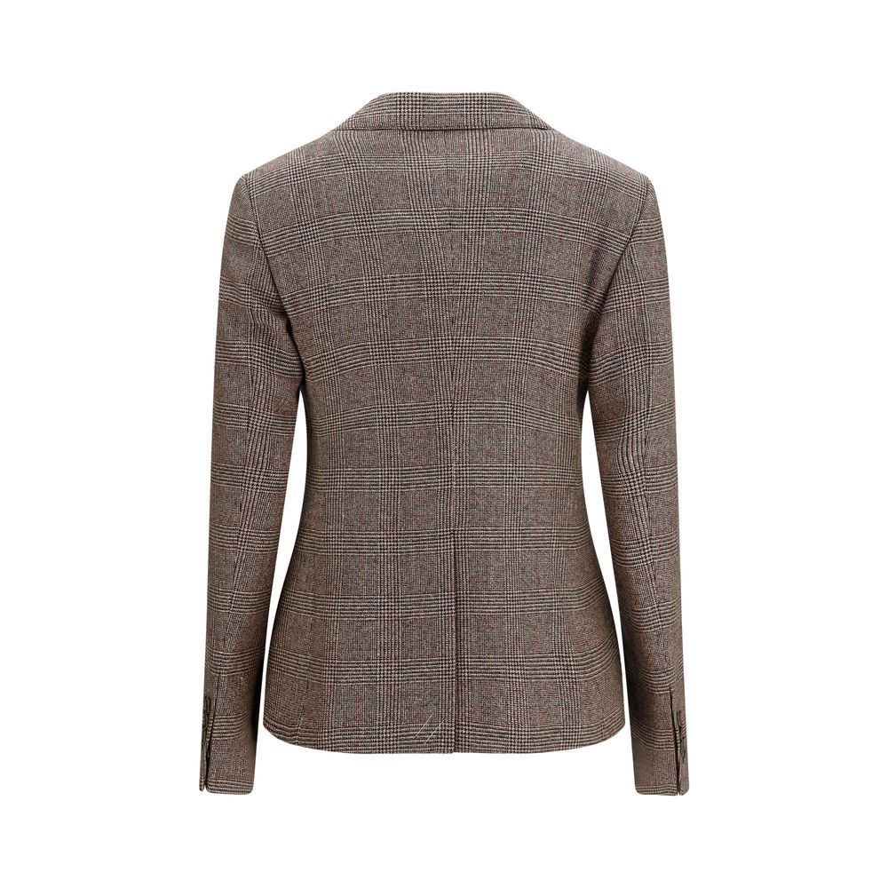 Blazer Burberry en laine marron