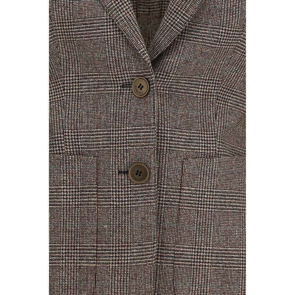 Blazer Burberry en laine marron