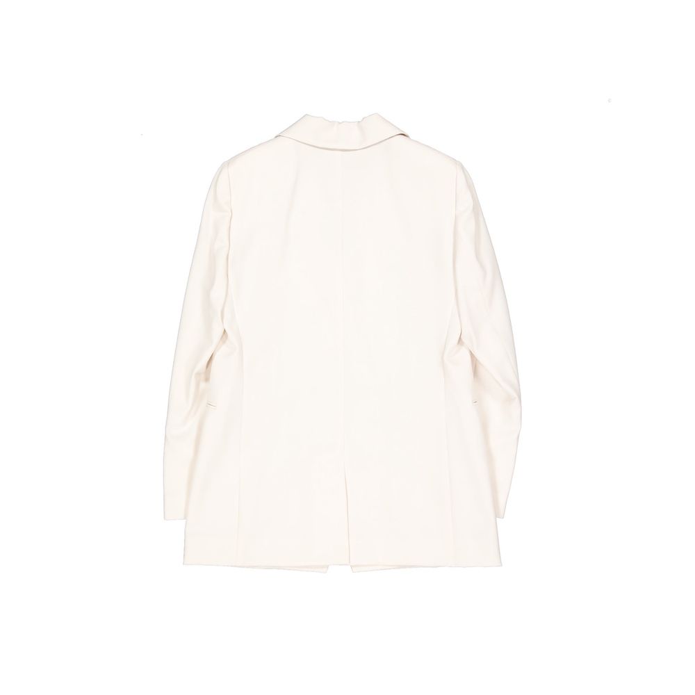 Brunello Cucinelli White Virgin Wool Blazer for Women