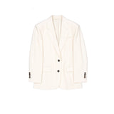 Brunello Cucinelli Viscose Blazer for Women in White