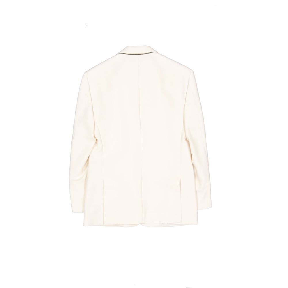 Brunello Cucinelli Viscose Blazer for Women in White