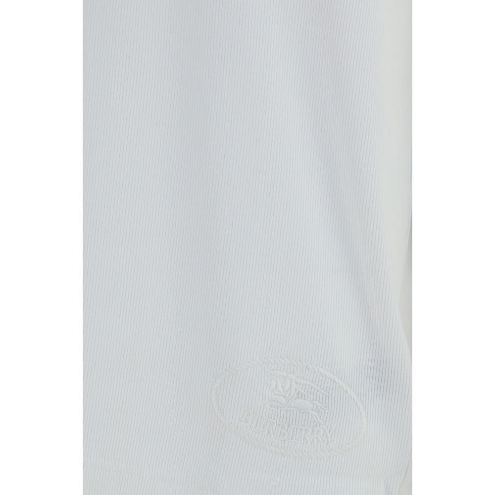 Burberry White Cotton Long Sleeve T-Shirt for Men