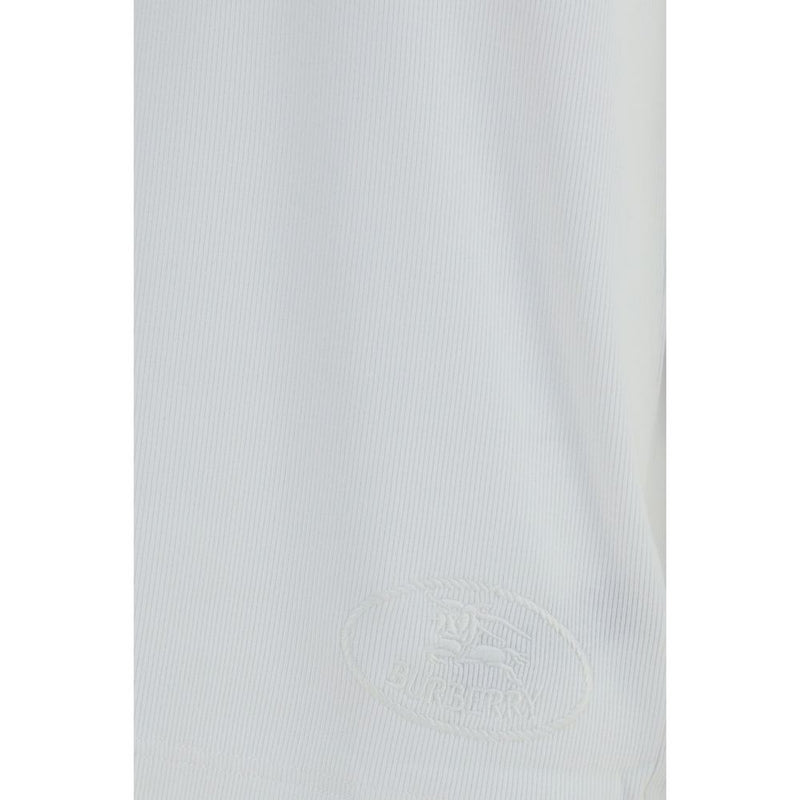 Burberry White Cotton Long Sleeve T-Shirt for Men