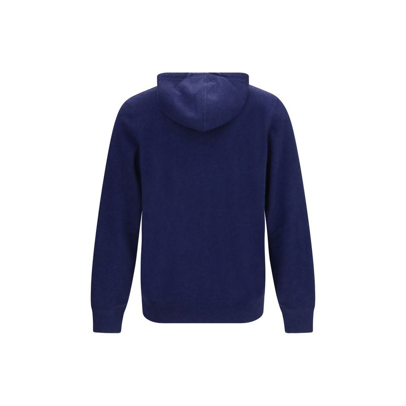 Brunello Cucinelli Sweat-shirt en cachemire bleu
