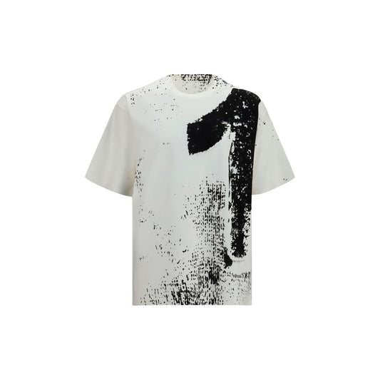 Maison Margiela White Cotton T-Shirt - Number 10 Print
