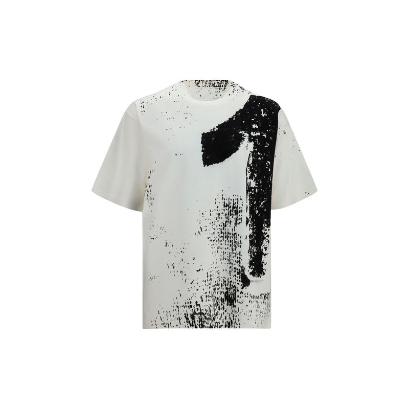Maison Margiela White Cotton T-Shirt - Number 10 Print