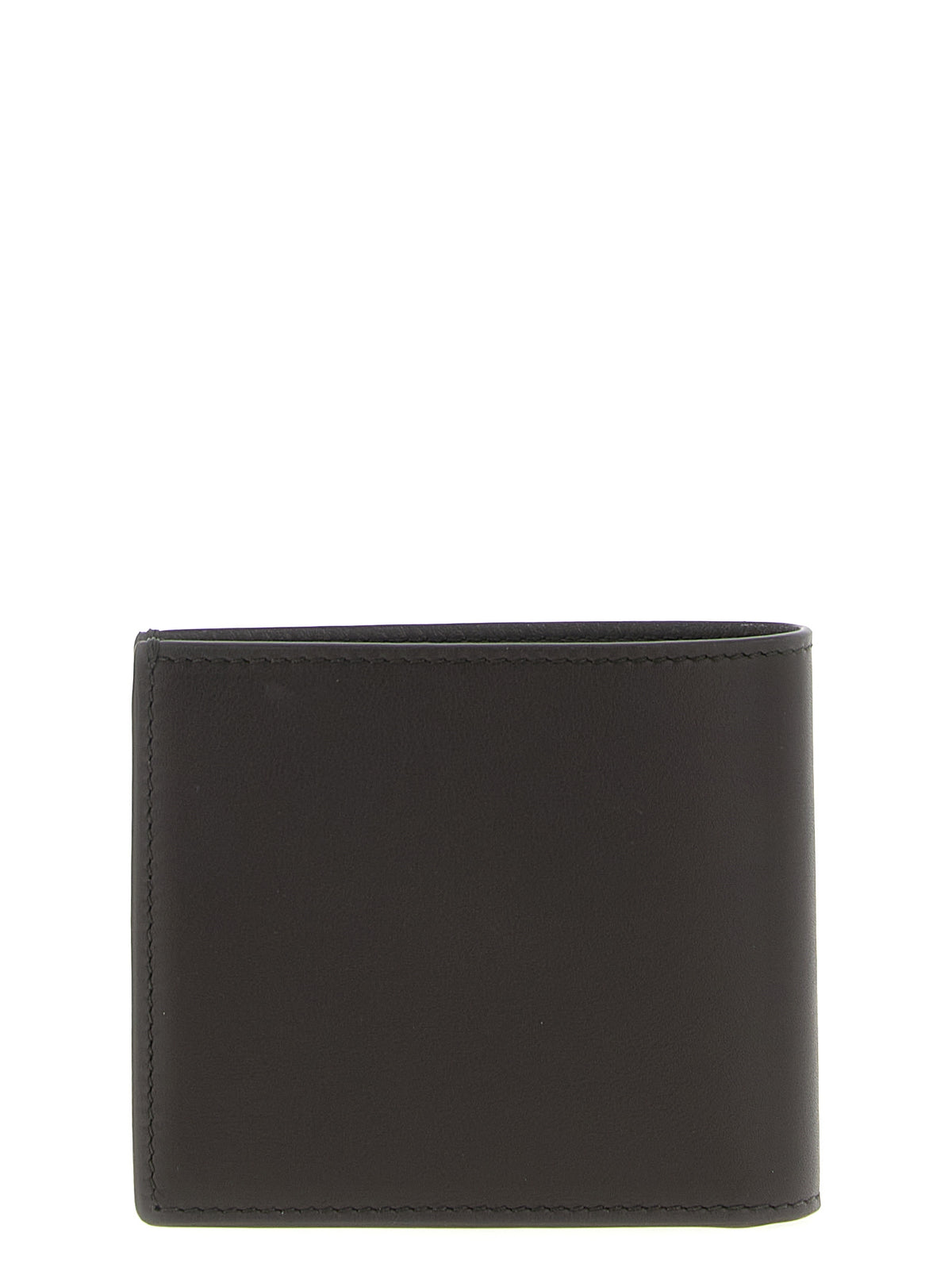 Portefeuille Brunello Cucinelli en cuir de veau marron