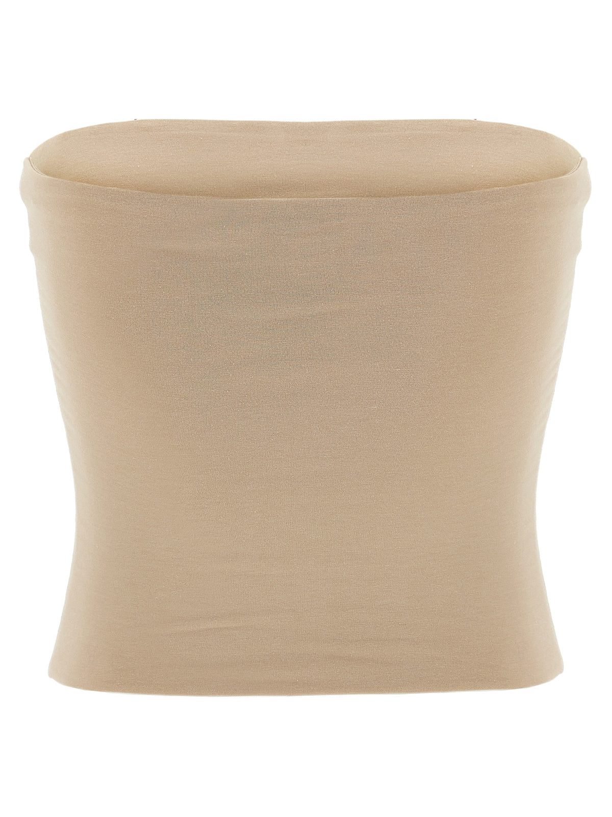 T-shirt sans manches en coton beige Brunello Cucinelli