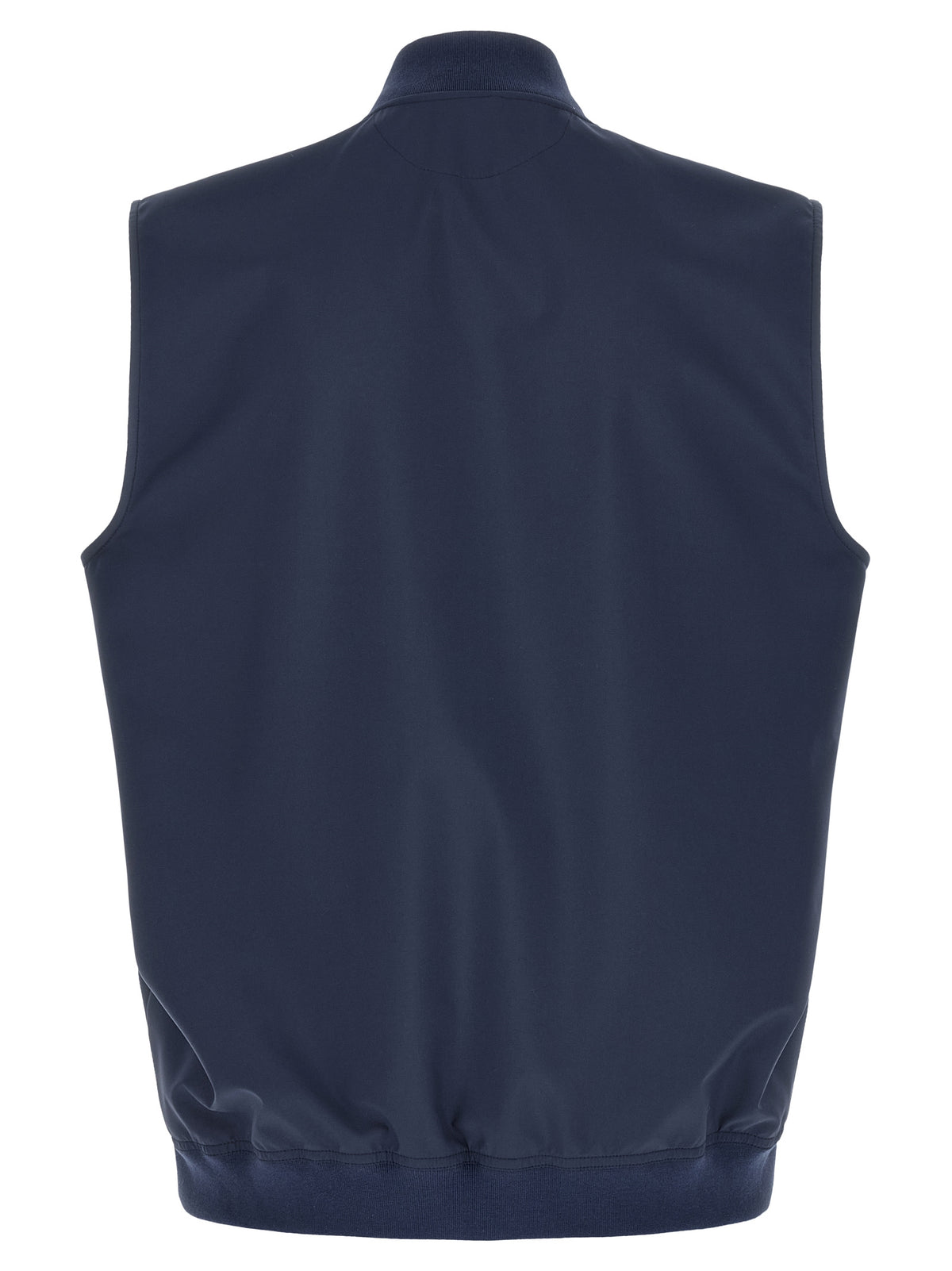 Veste sans manches Brunello Cucinelli en polyester bleu