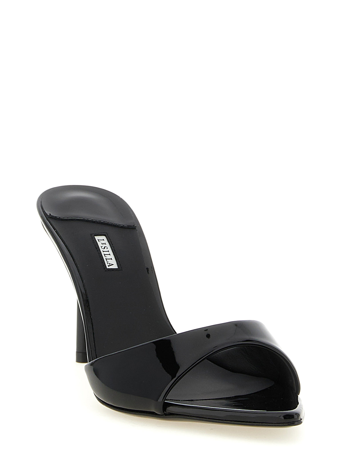 LE SILLA Bella Black Stiletto Heel Sandals