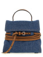 Moschino Blue Cotton Handbag
