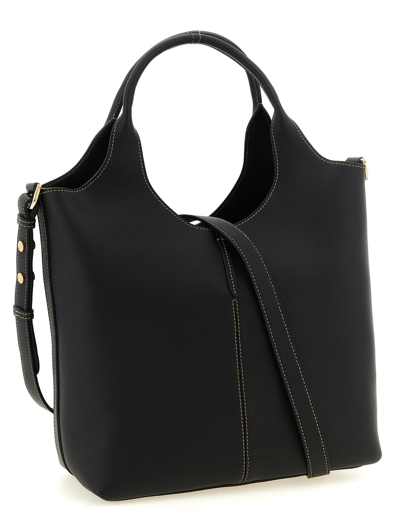 Sac cabas Tod's en veau noir