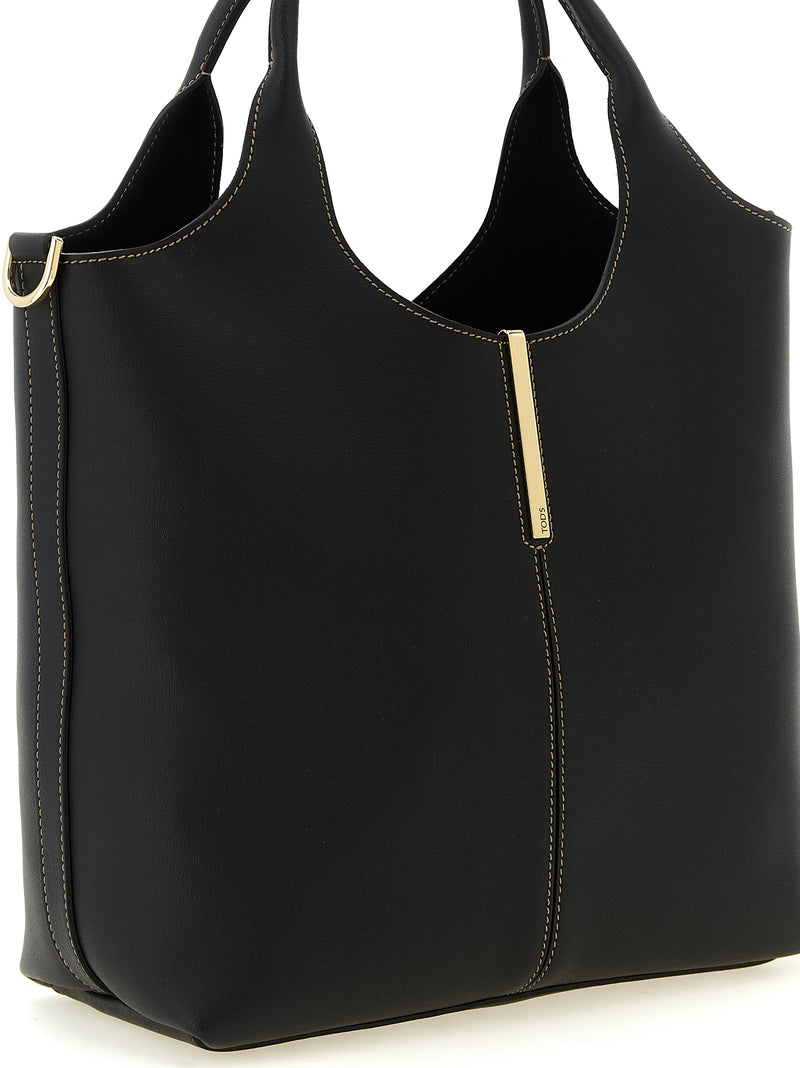 Sac cabas Tod's en veau noir