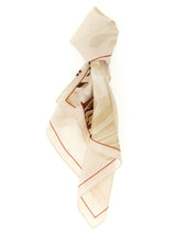 Brunello Cucinelli Beige Silk Scarf