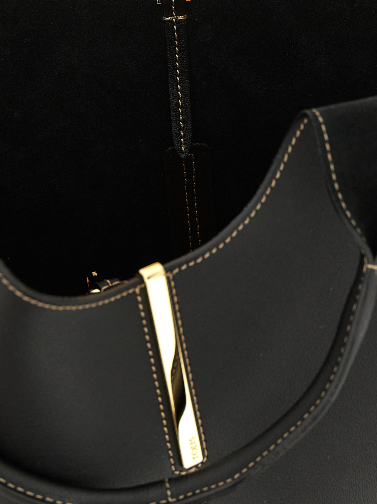 Sac cabas Tod's en veau noir