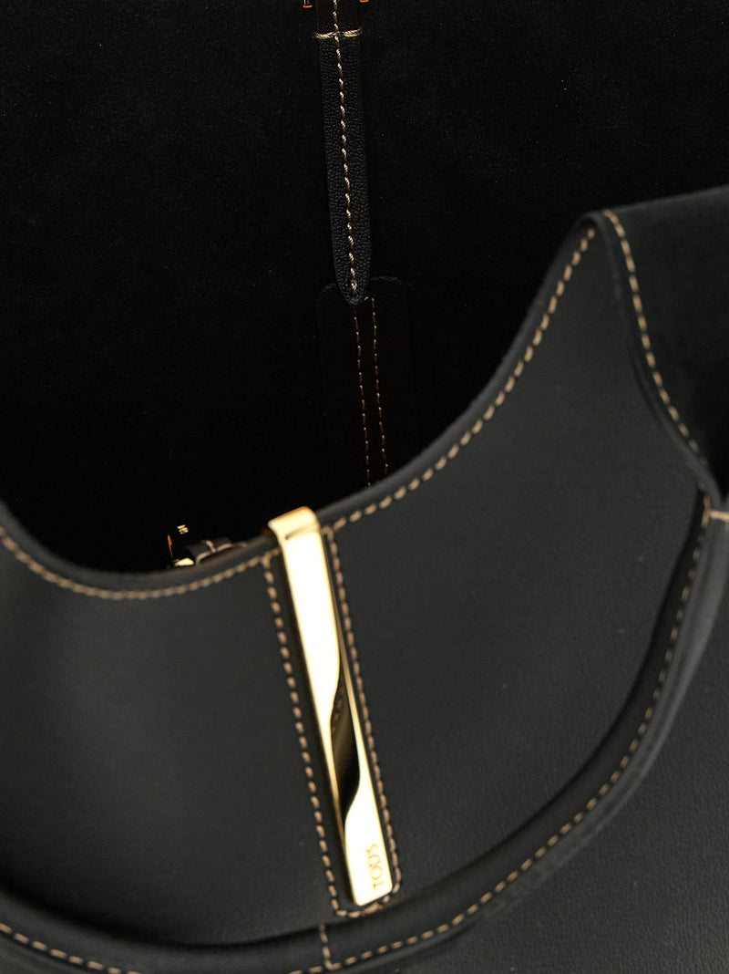 Sac cabas Tod's en veau noir