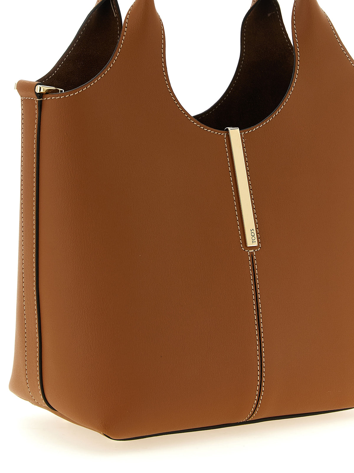 Tod's Brown Calfskin Tote Bag - Elegant & Versatile