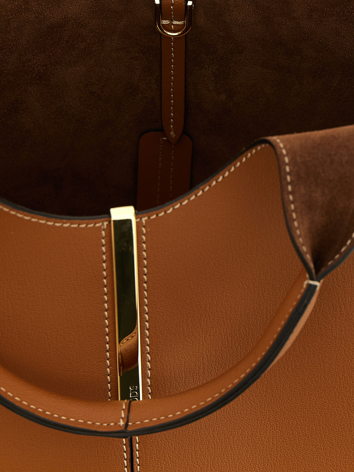 Tod's Brown Calfskin Tote Bag - Elegant & Versatile