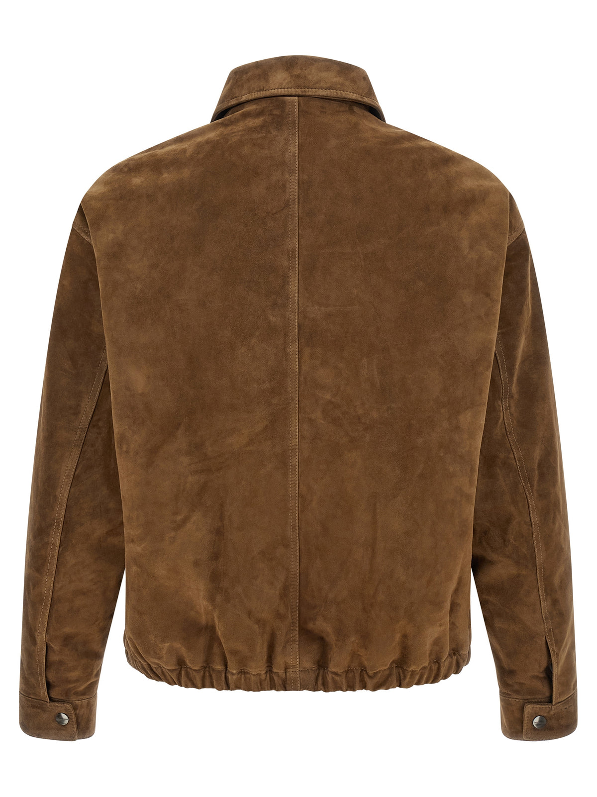 GIORGIO BRATO Blouson en cuir de veau marron