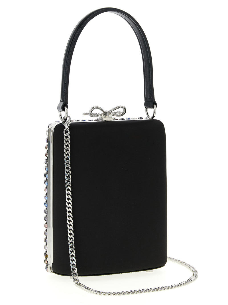 Self-Portrait Multicolor Crystal Chainmail Handbag