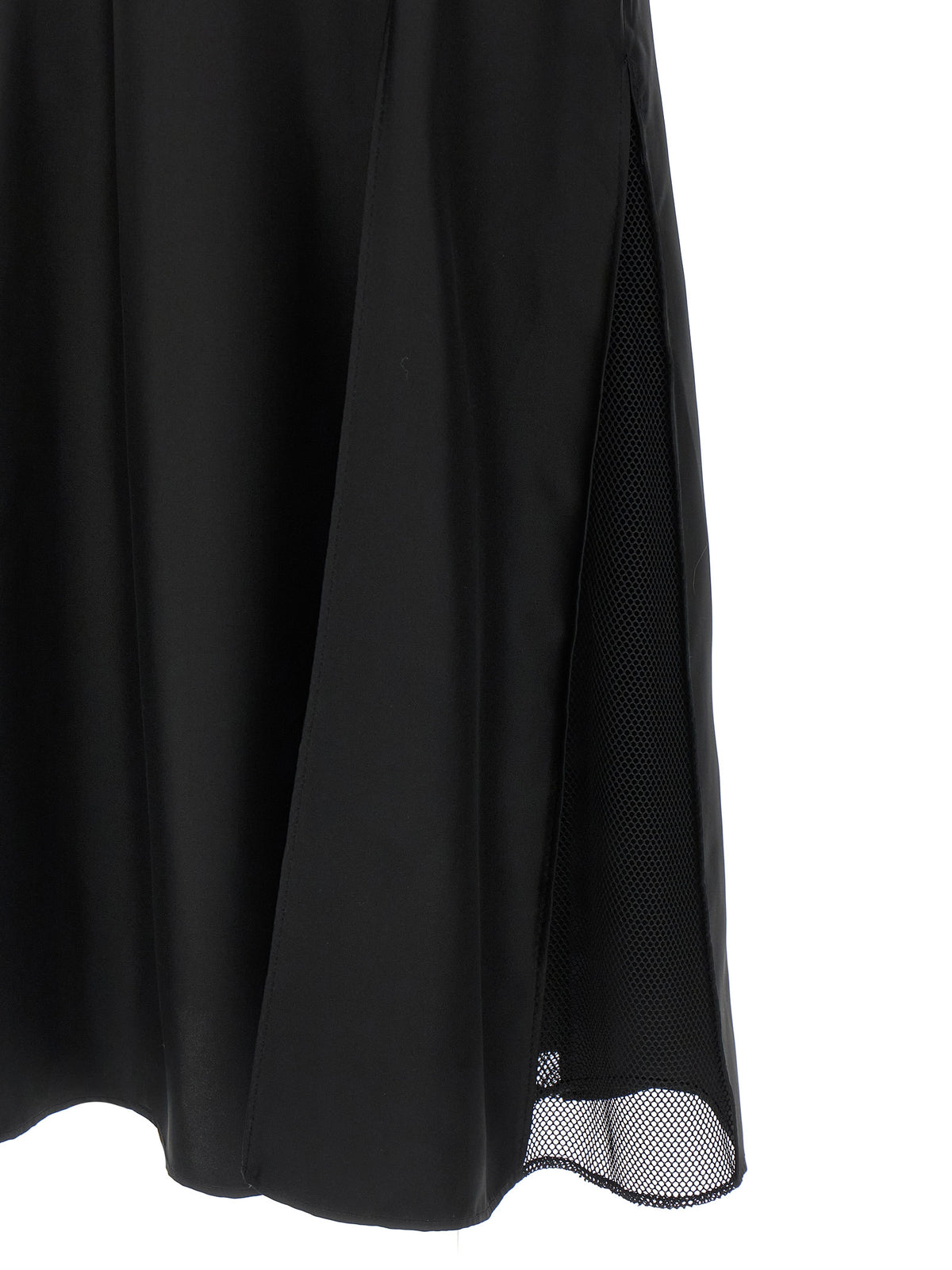 Robe midi en soie noire Loulou De Saison