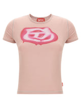 T-shirt Diesel en coton multicolore