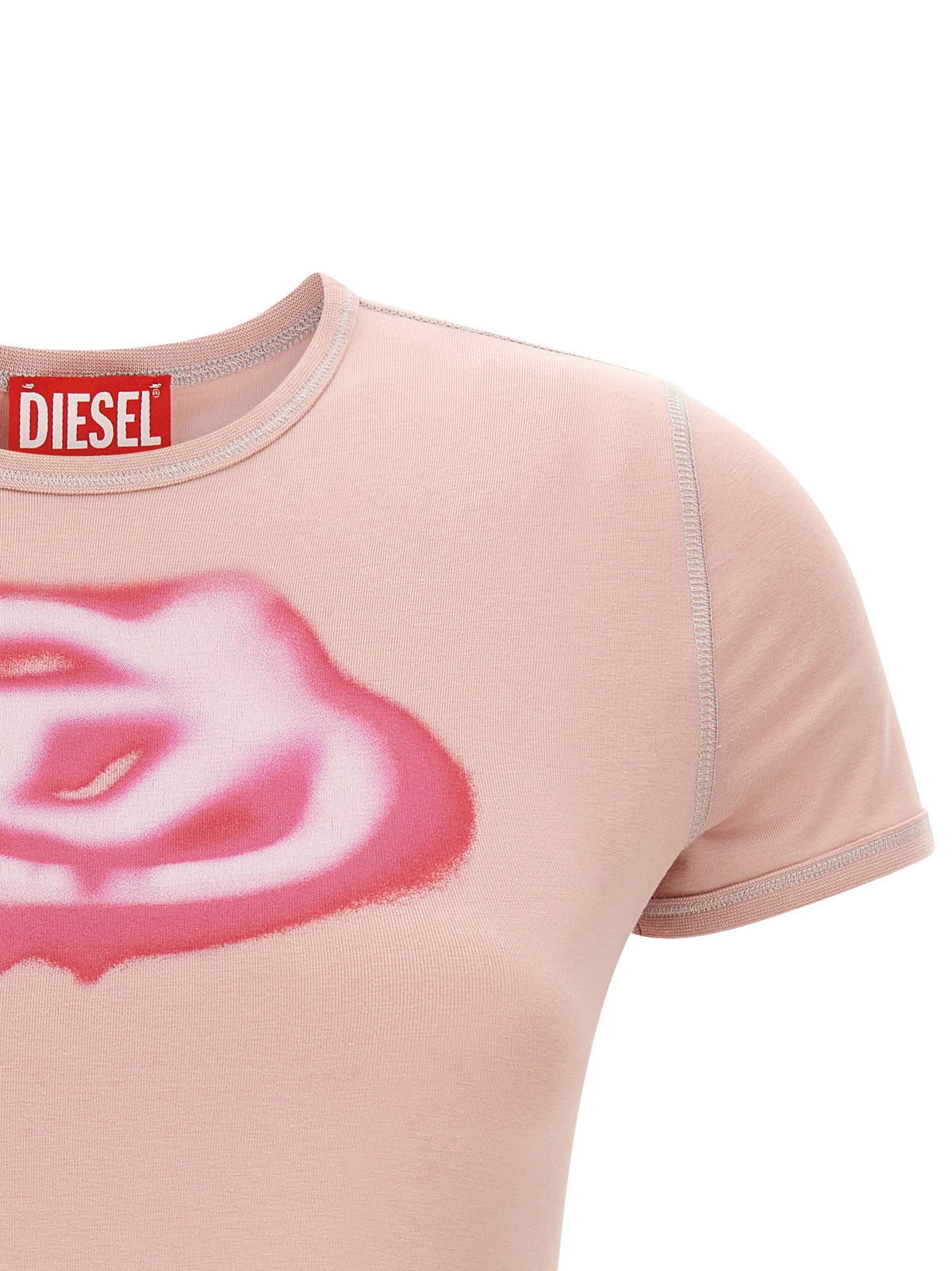 T-shirt Diesel en coton multicolore
