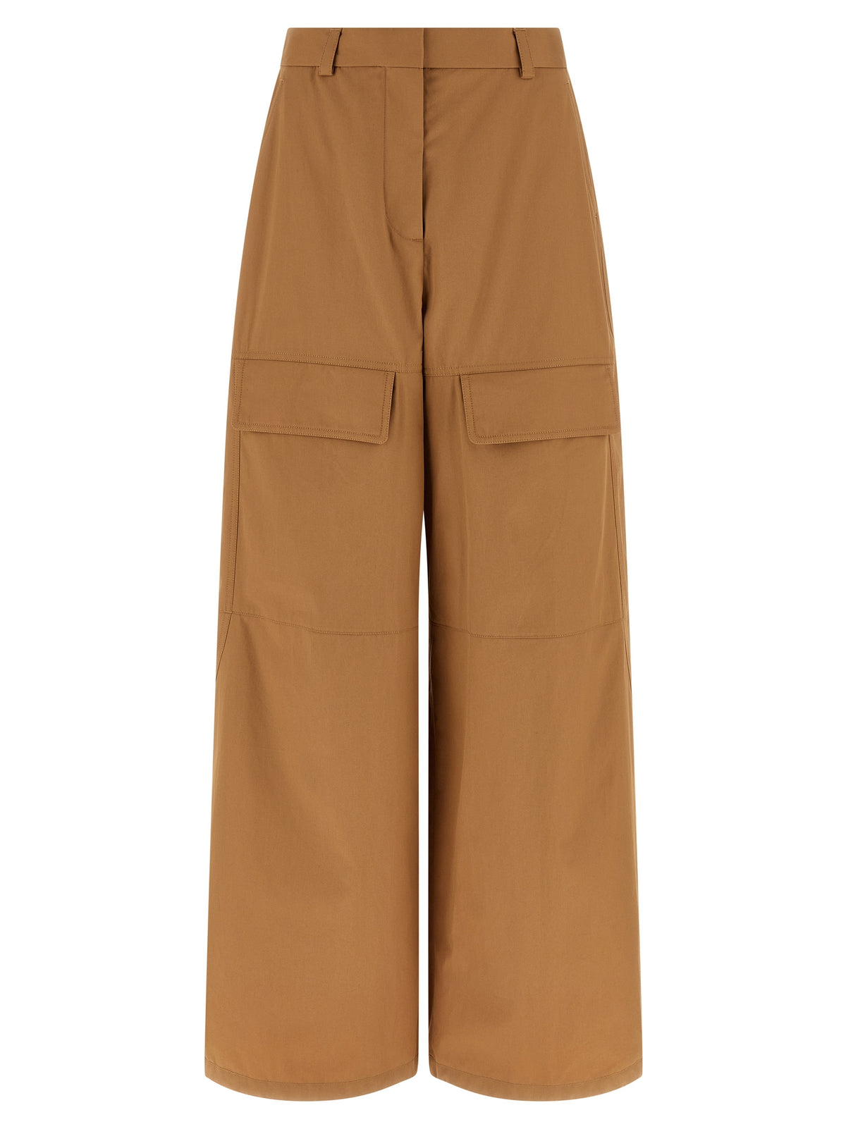 Pantalon cargo Stella McCartney en coton beige