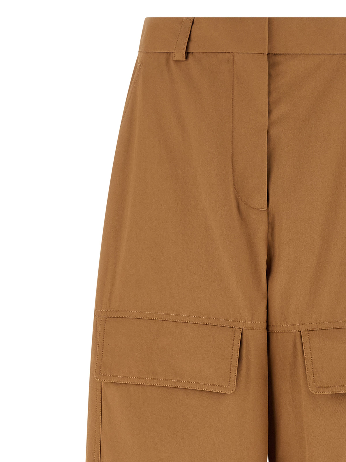 Pantalon cargo Stella McCartney en coton beige
