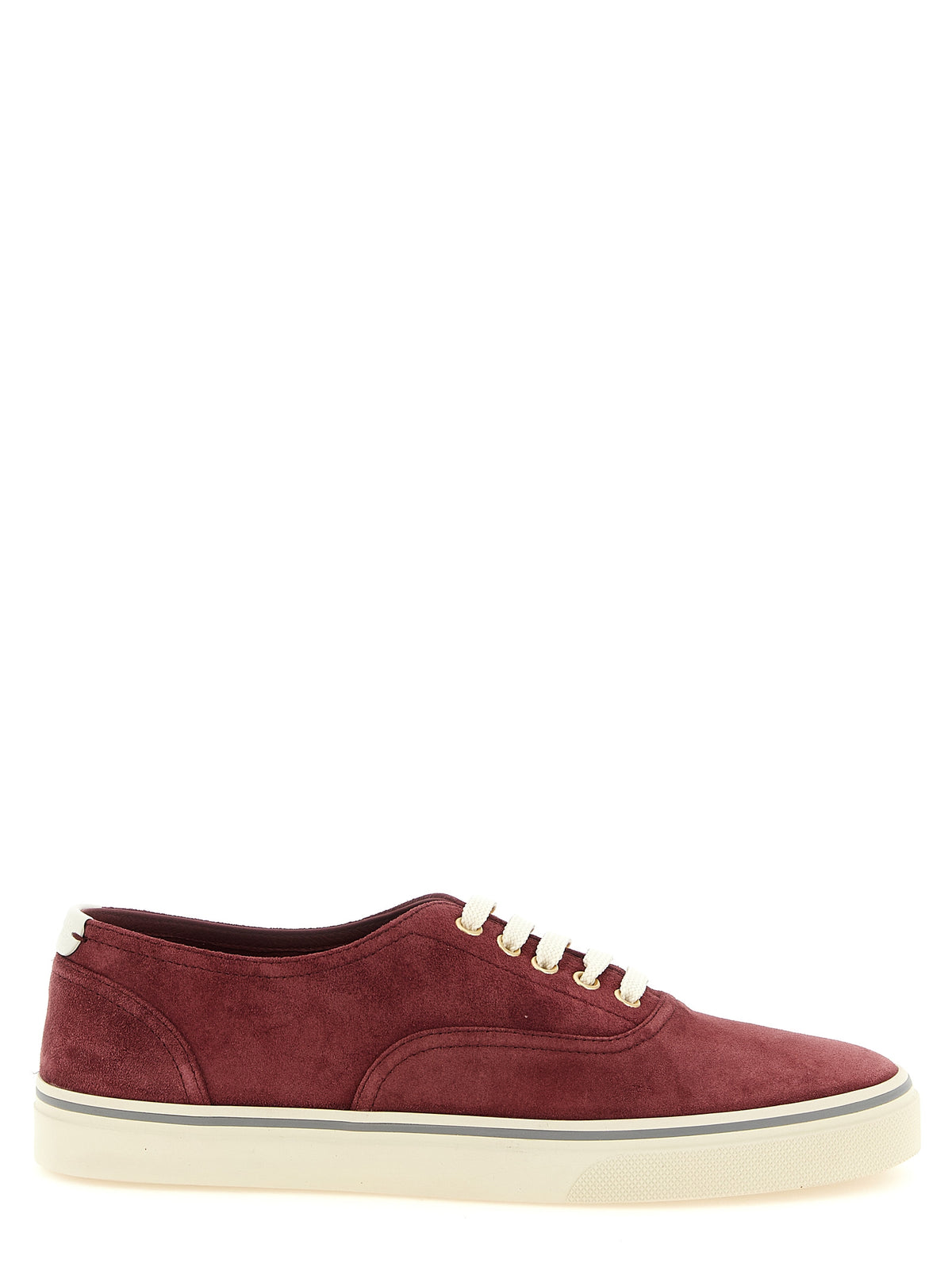 Baskets basses en veau Bordeaux Brunello Cucinelli