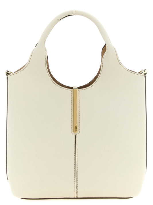 Sac cabas Tod's en veau blanc