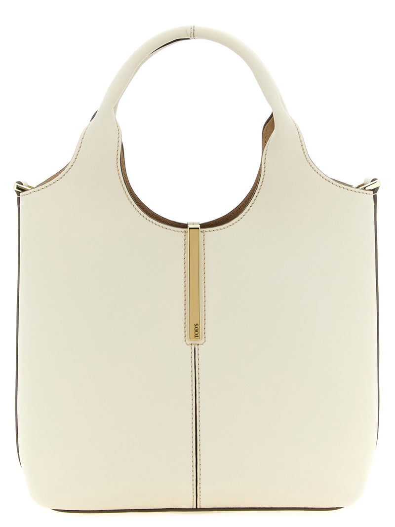 Sac cabas Tod's en veau blanc