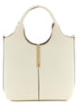 Tod's White Calfskin Tote Bag