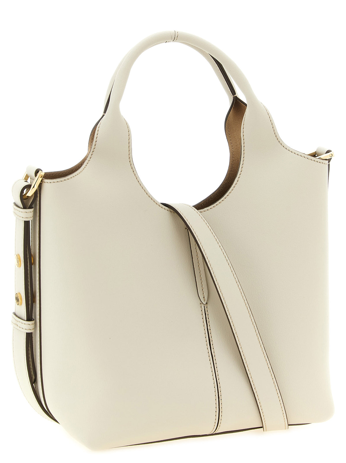 Sac cabas Tod's en veau blanc